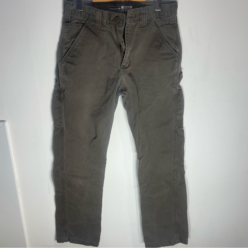 Carhartt Men's Dark Olive Cargo Pants